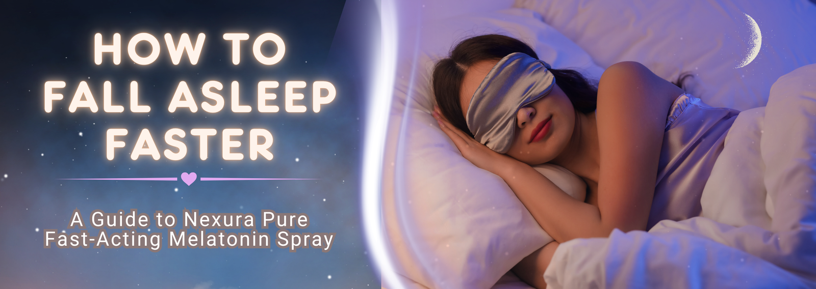 Fall asleep faster with melatonin sleep spray