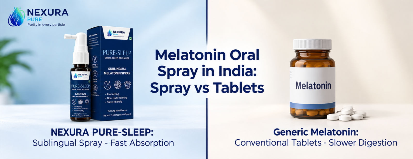 Melatonin Oral Spray in India: Spray vs Tablets